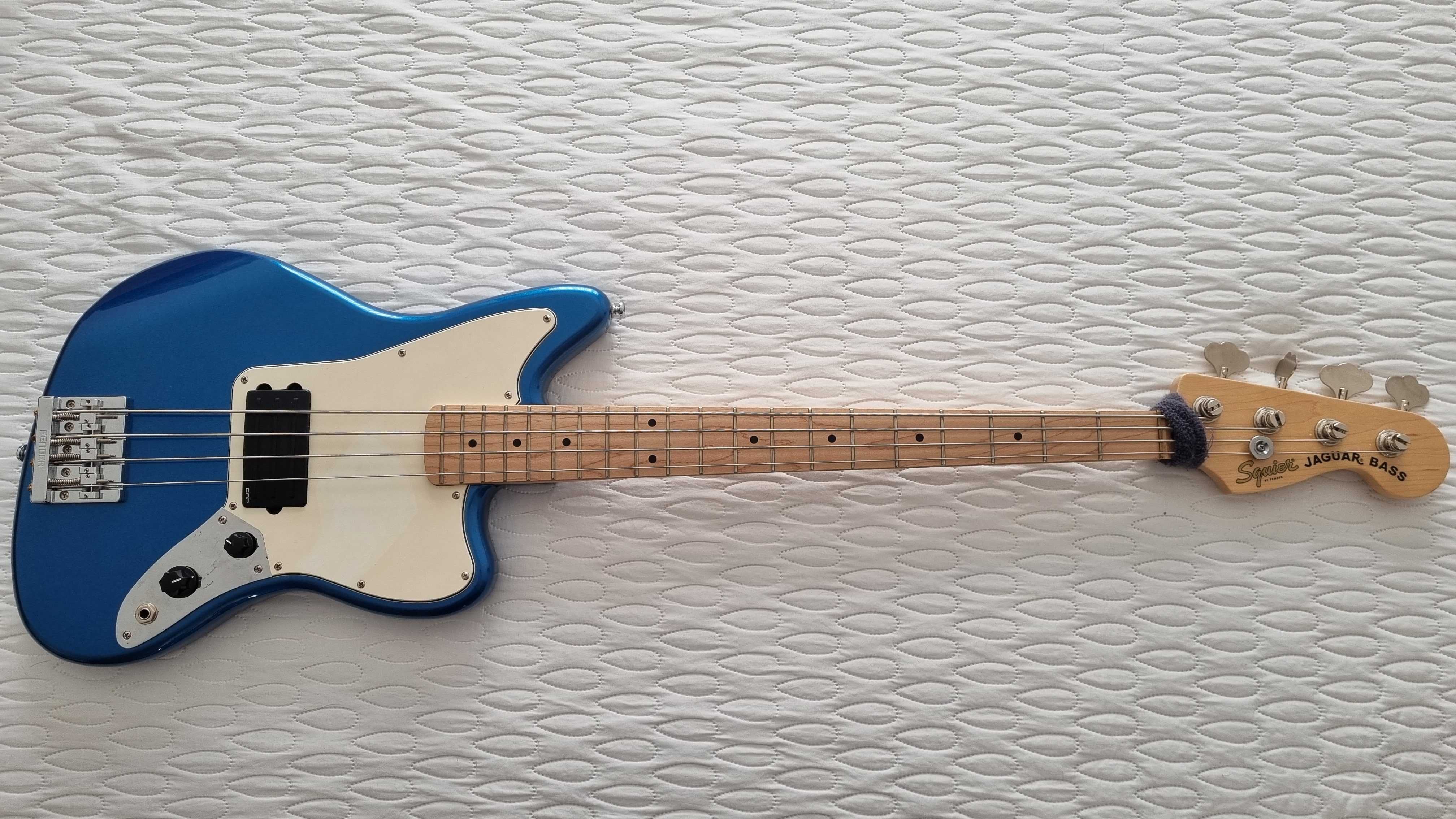 Gitara Basowa 32" - Squier Affinity Jaguar Bass H - MODDED + Flaty
