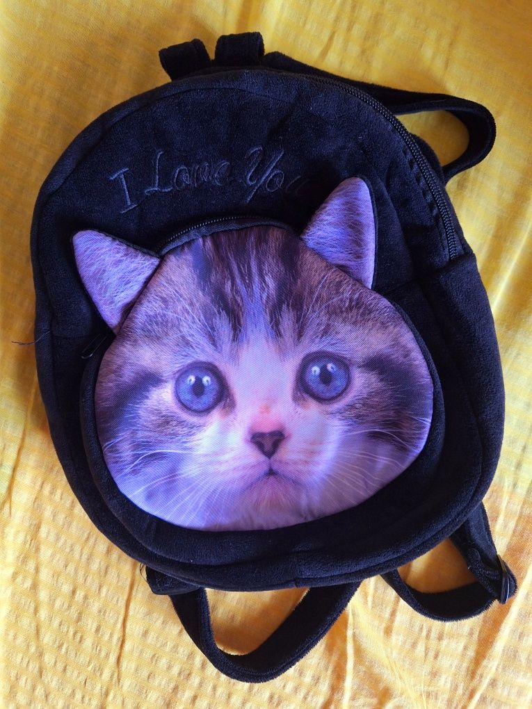 Plecak plecaczek kot