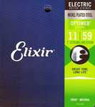 Struny do gitary elektrycznej - 7 Elixir 19106 Optiweb medium (11-59)
