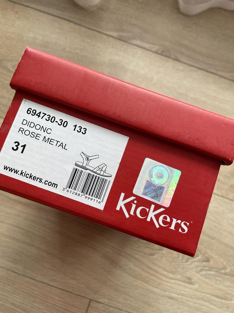 Kickers skorzane sandalki sandaly 31 nowe geox
