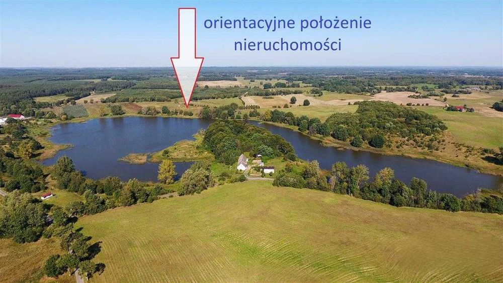 Urokliwie położona działka nad "jeziorem Uniemino"
