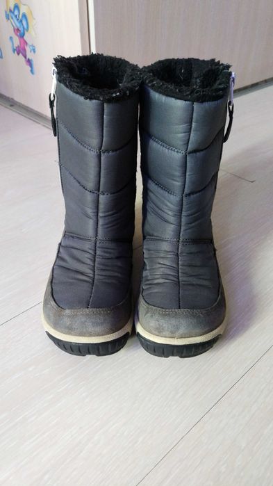 Зимние сапоги ecco, 21 см стелька