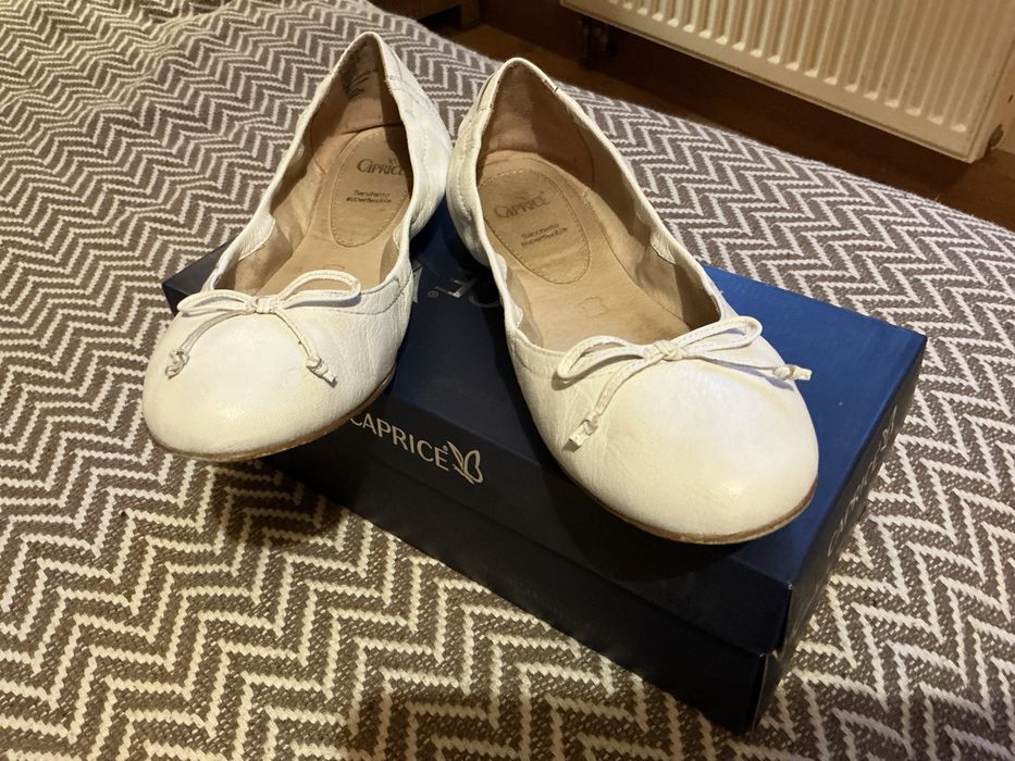 Baleriny Caprice 39 buty skorzane