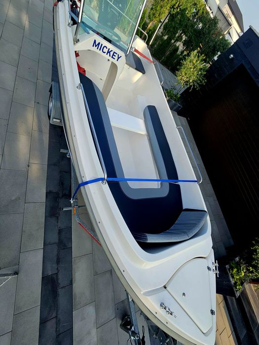 Łódka Kruger Delta E, Mercury 25km, przyczepka, łódź