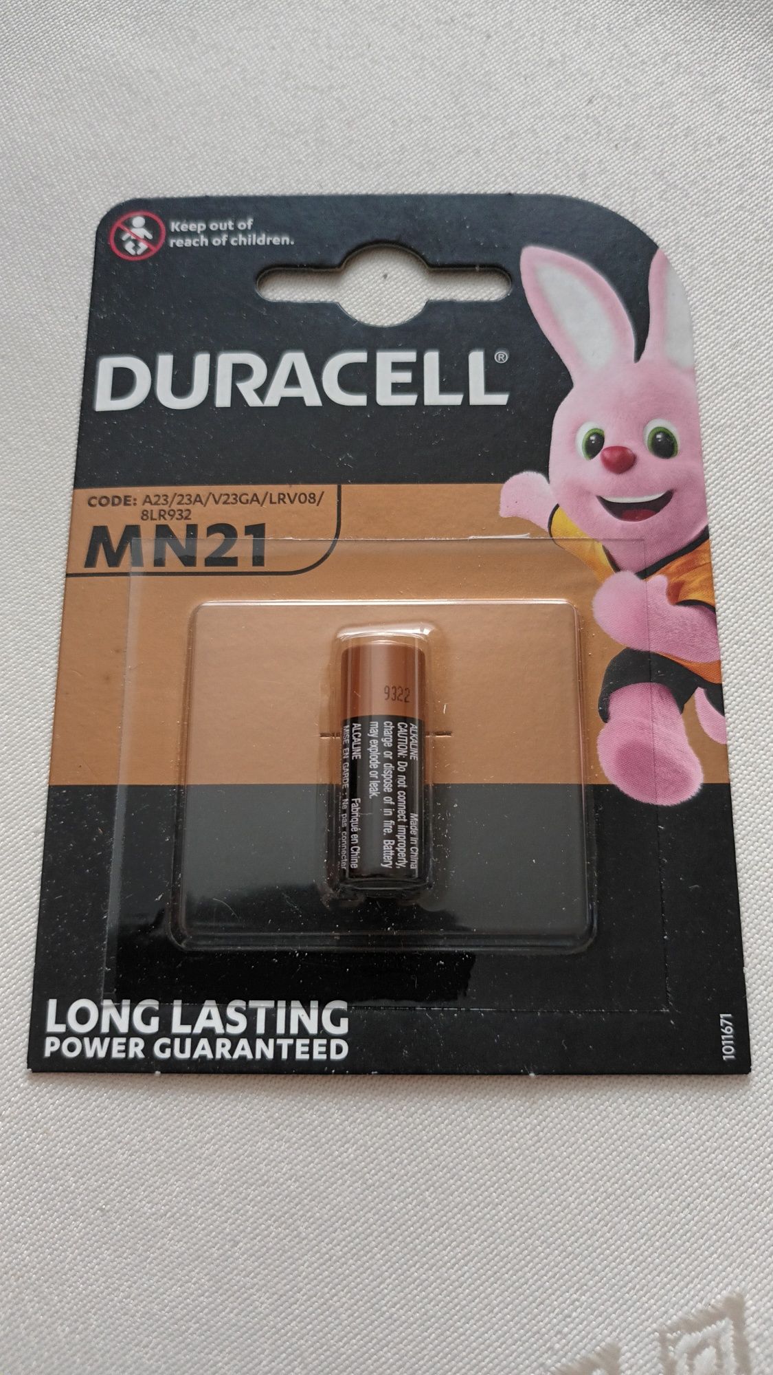 Bateria Duracell MN21 - oddam