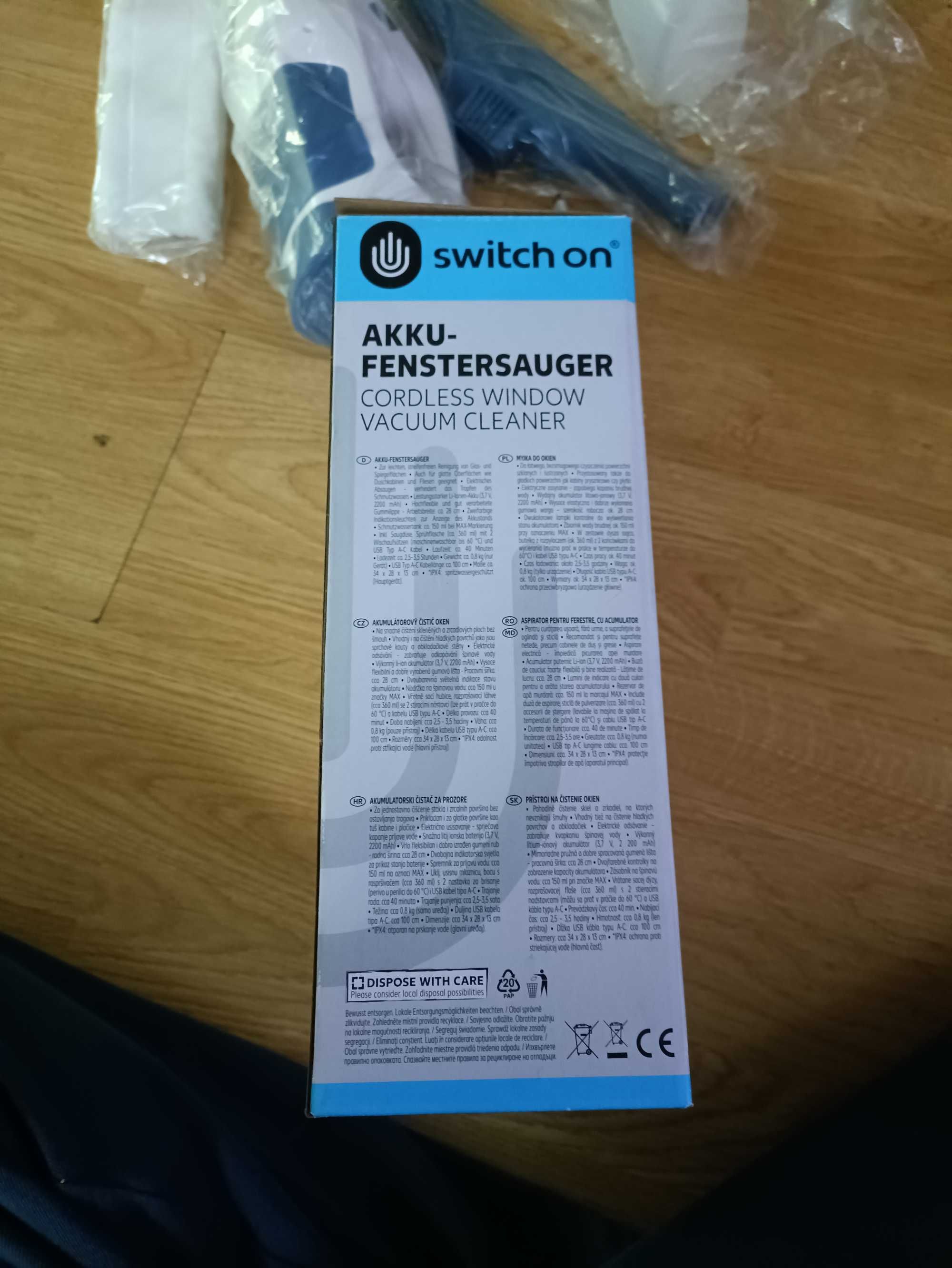 Myjka do czyszczenia okien SWITCH ON szyb luster SILVERCREST ręczna