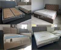 Ліжка в якісній тканині оригінального дизайну з підйомником та нішею