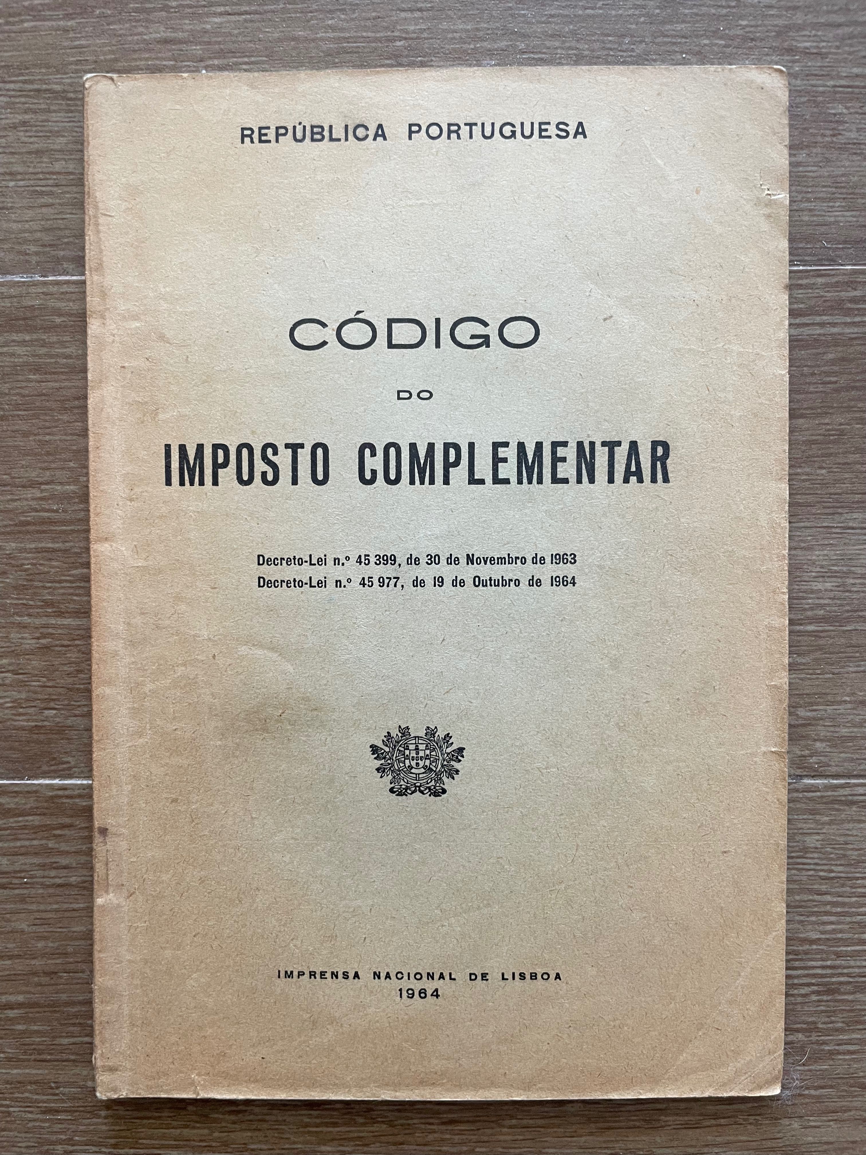 Código do Imposto Complementar (portes grátis)