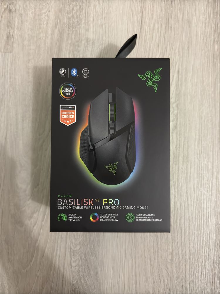 Razer Basilisk V3 Pro RGB Nowa Myszka gamingowa