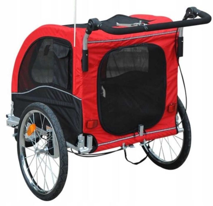 Przyczepka rowerowa dla psa lub wózek dla psa