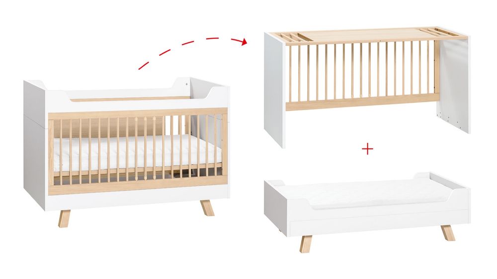 Łóżeczko dzieciece - biórko VOX 3w1