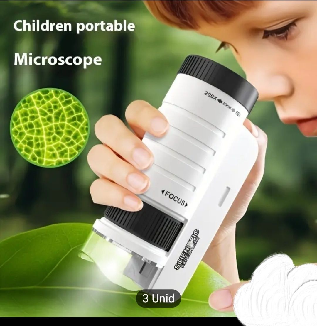 Microscópio portátil