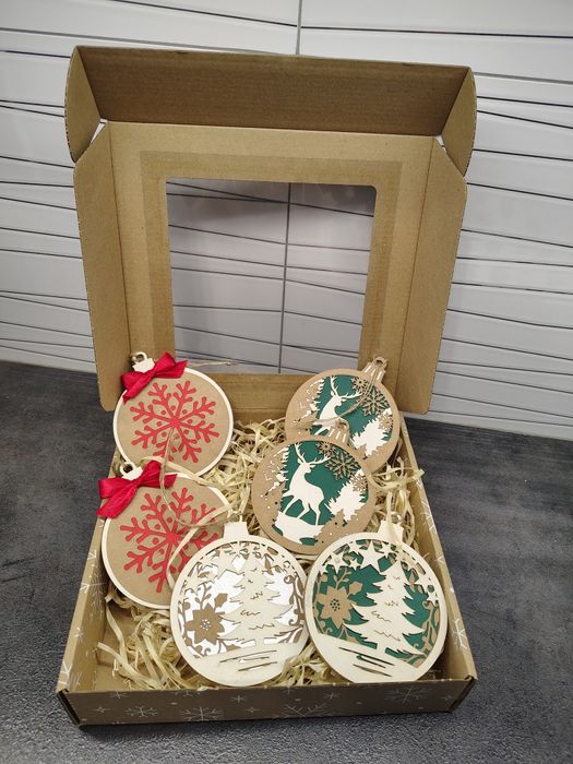 Zawieszki na choinkę Zestaw prezentowy