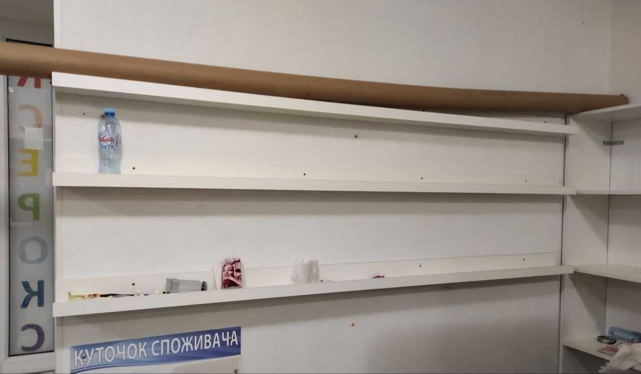 полиці настінні білі