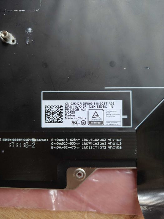 Klawiatura do Laptopa Dell Alienware '17