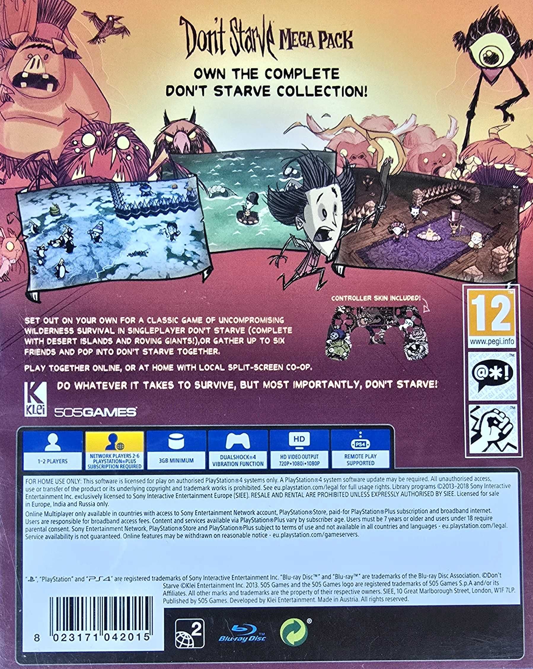 Don't Starve Mega Pack PL Playstation 4 PS4 PS5 Sklep Multigames