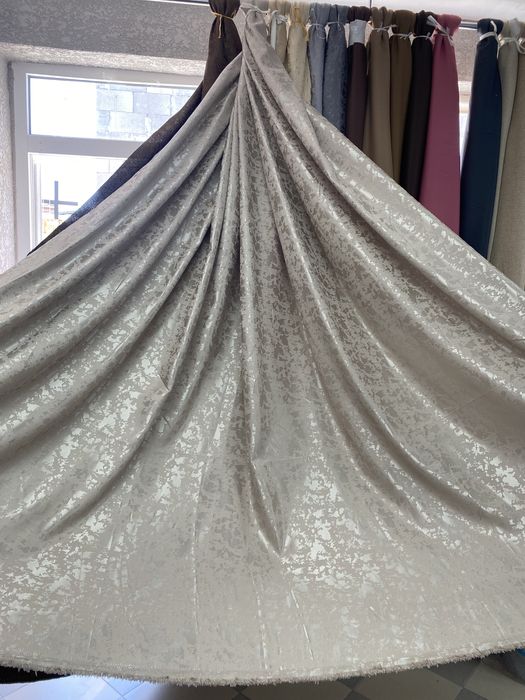 Штори мрамор мармур блекаут льон