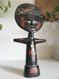 Aszanti, Rzeźba z drewna litego etniczna, Afryka, symbol szczęścia