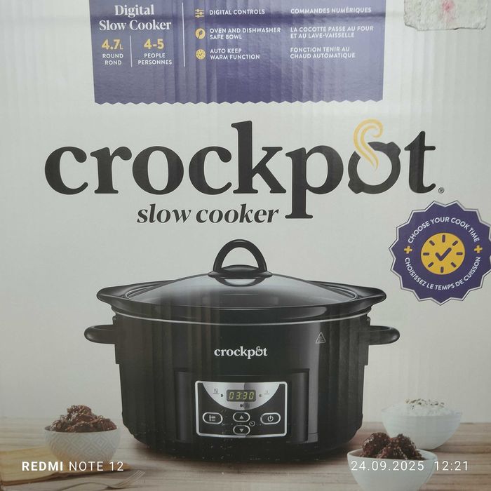 Wolnowar Crockpot slow cooker 4,7 l Nowy