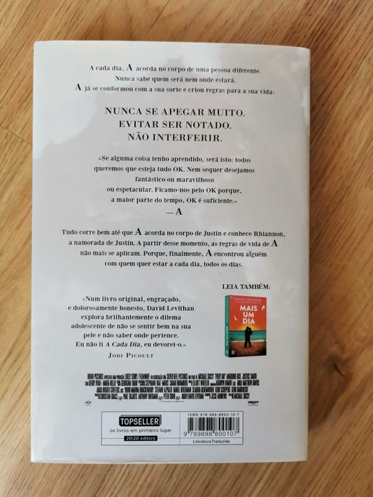 Livro "A Cada Dia"