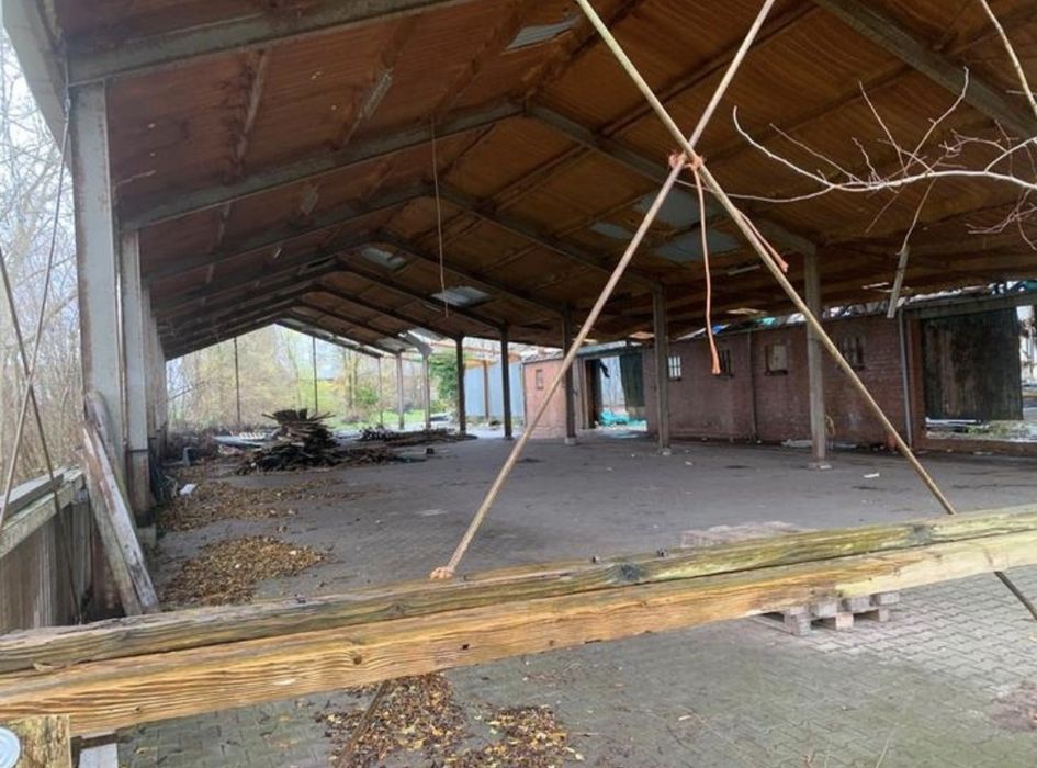 Konstrukcja stalowa 12x45 wiata garaż hala