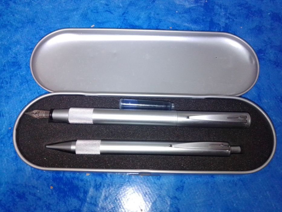 Conjunto caneta e esferográfica Iridium Point Germany