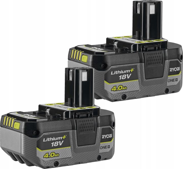Ryobi 2x Akumulator 18v 4,0ah Bateria Li-ion Rb1840x Do Ładowarki Narz
