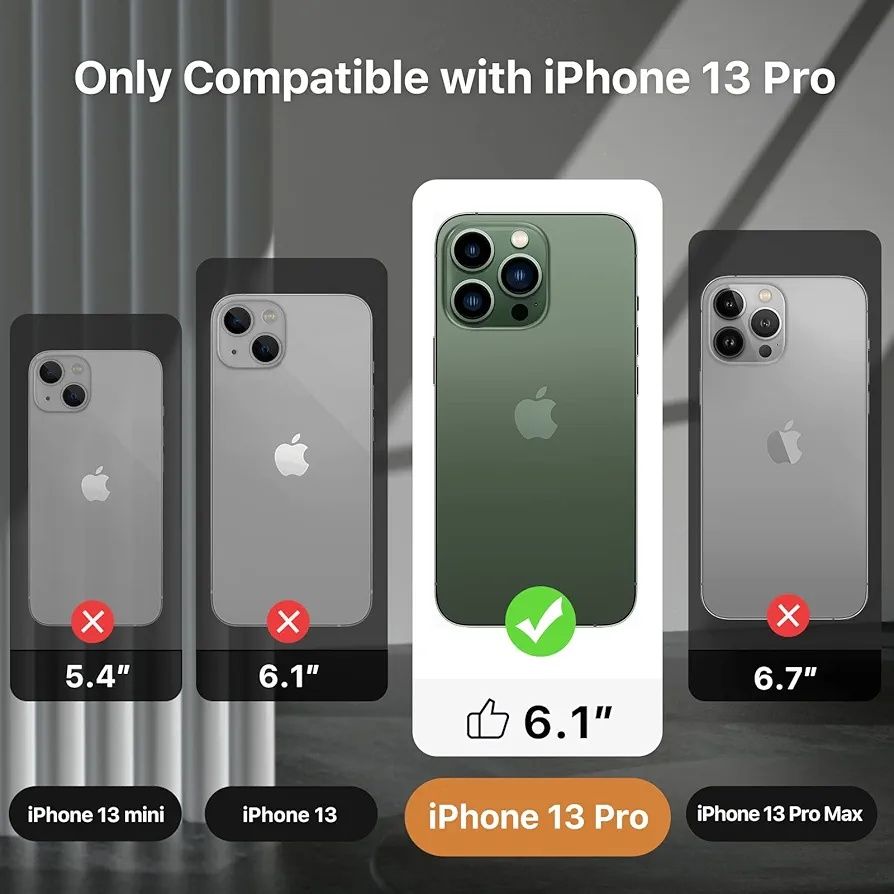 Etui case + szkło hartowane iPhone 13 pro Jasbon B985