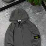 Зіп-худі Stone Island GRAY зипка кофта Стон Айленд