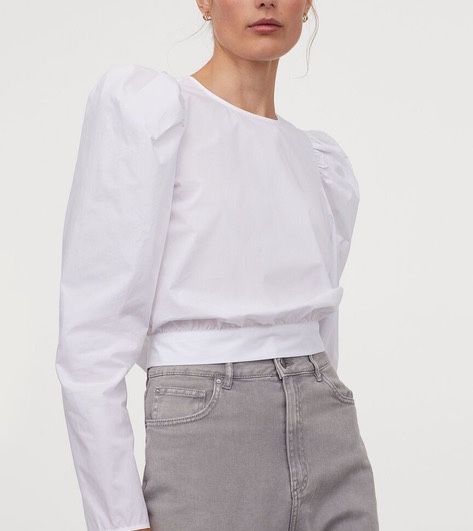 Блузка бавовняна жіноча H&M  L