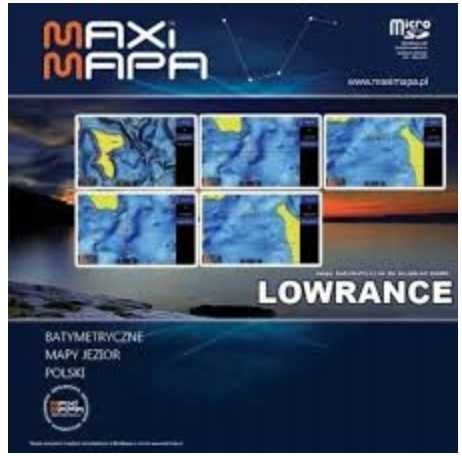 Mapa MaxiMapa CAŁA Polska Lowrance, Simrad