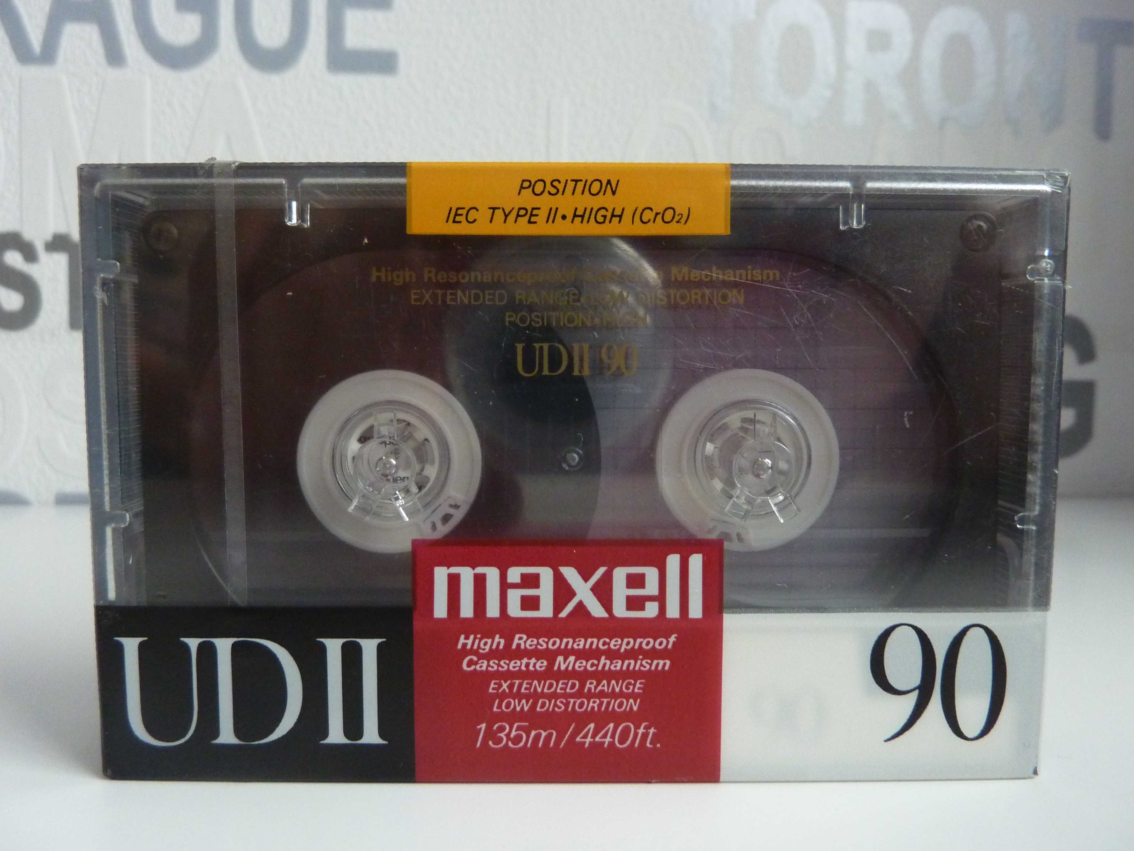 kaseta magnetofonowa MAXELL UDII 90 CHROMOWA nowa folia Made in Japan