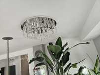 Przecena z 2500 / 4500 lampa glamur kryształki żyrandol