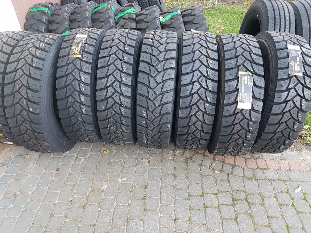 Opony nowe 315/80 R22.5 BLACKLION BD 280 Roadx budowlane