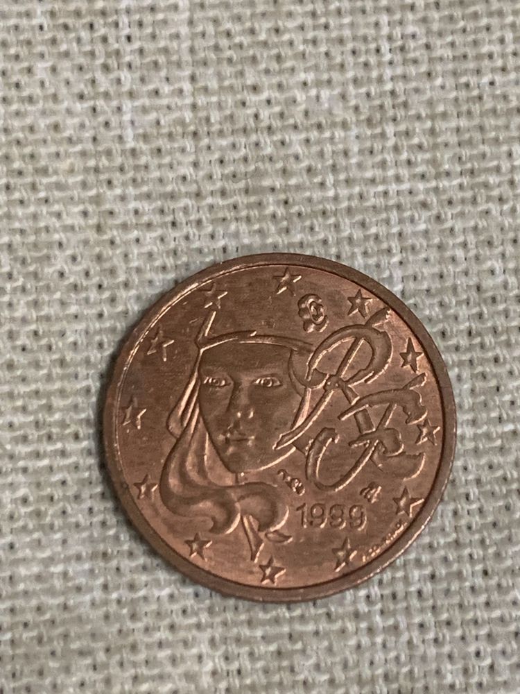 2 Moeda de 2 cêntimos de 1999 (França)