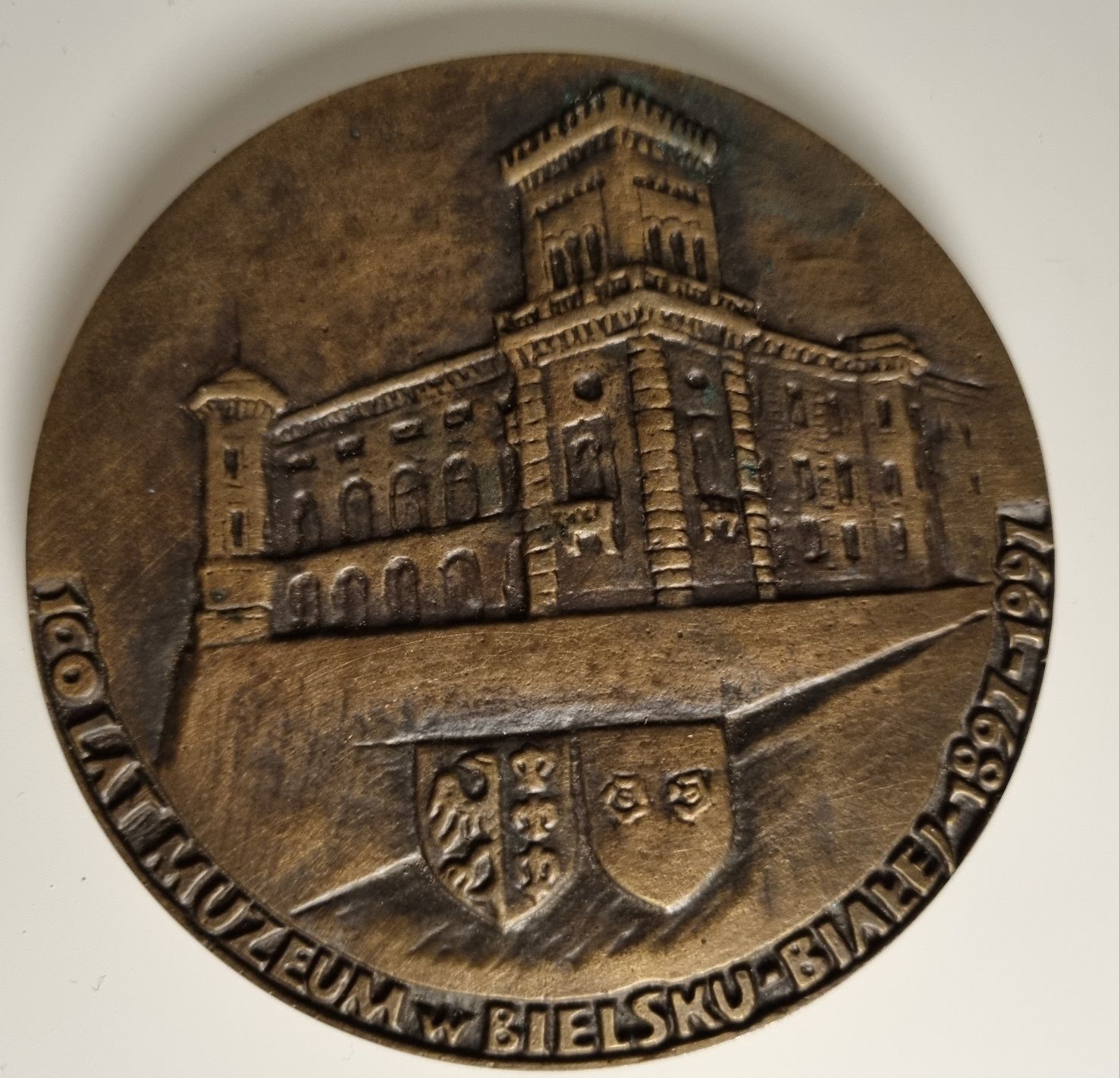 Medal 100 lecie Muzeum w Bielsku Białej
