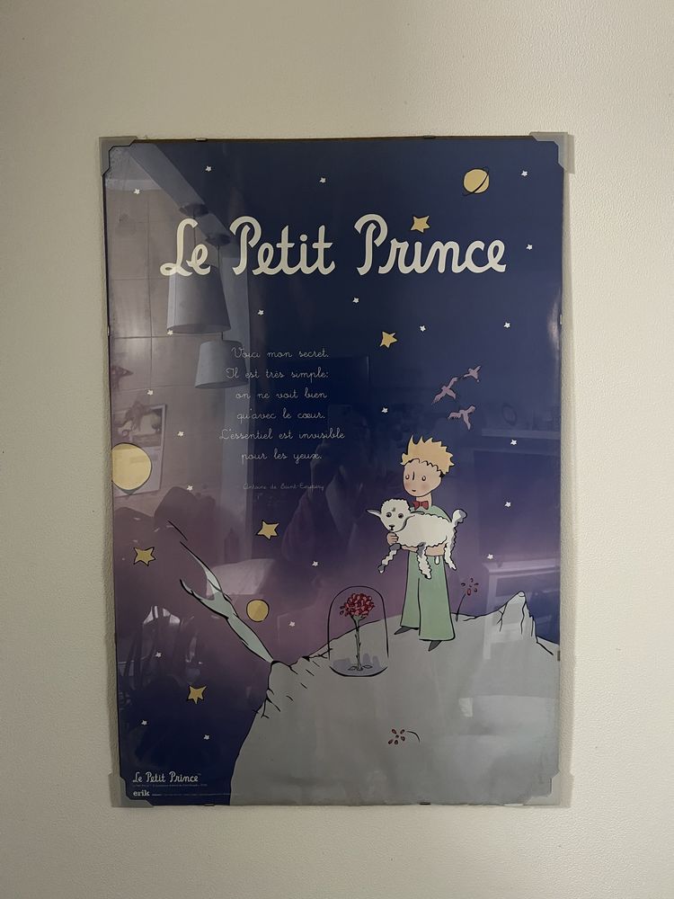 Poster “ o principezinho” com moldura clip