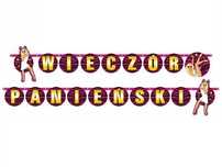 Baner napis girlanda na Wieczór Panieński