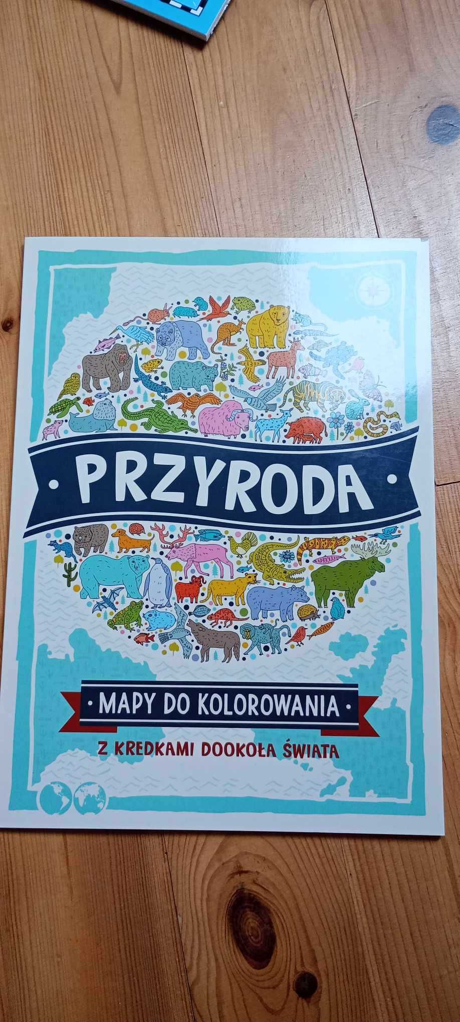 Przyroda, mapy do kolorowania