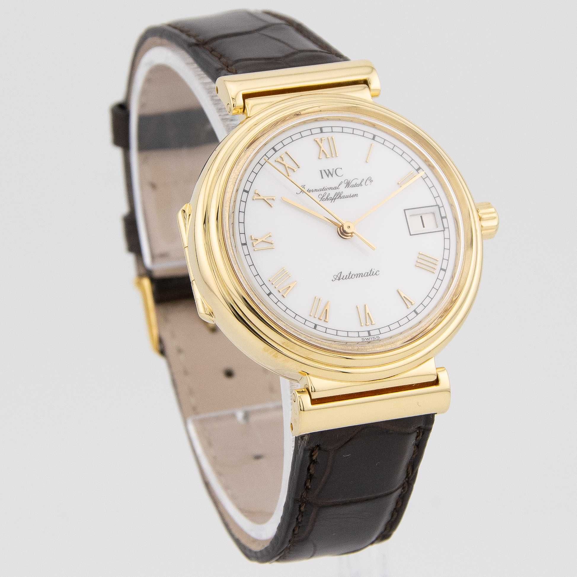 IWC Da Vinci 18k Żółte Złoto Automat 35mm FULL SET Ref. IW1850