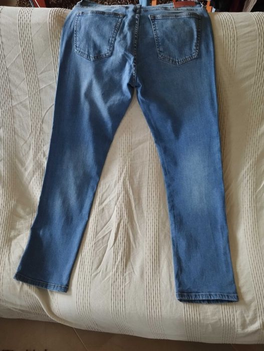 Calças de ganga elásticas núm. 40