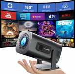 Mentech – Projektor LED 1080P, 4K, Android 11, WiFi, Bluetooth