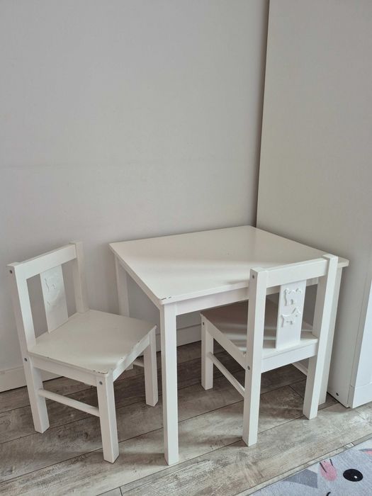 Stolik z krzesłami dla dzieci ikea kritter