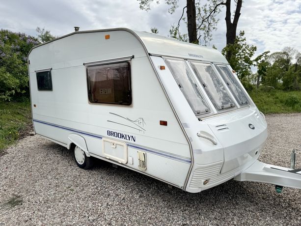 Przyczepa Kempingowa Abi z 2001 roku 2/3osobowa z namiotem tylko 900kg