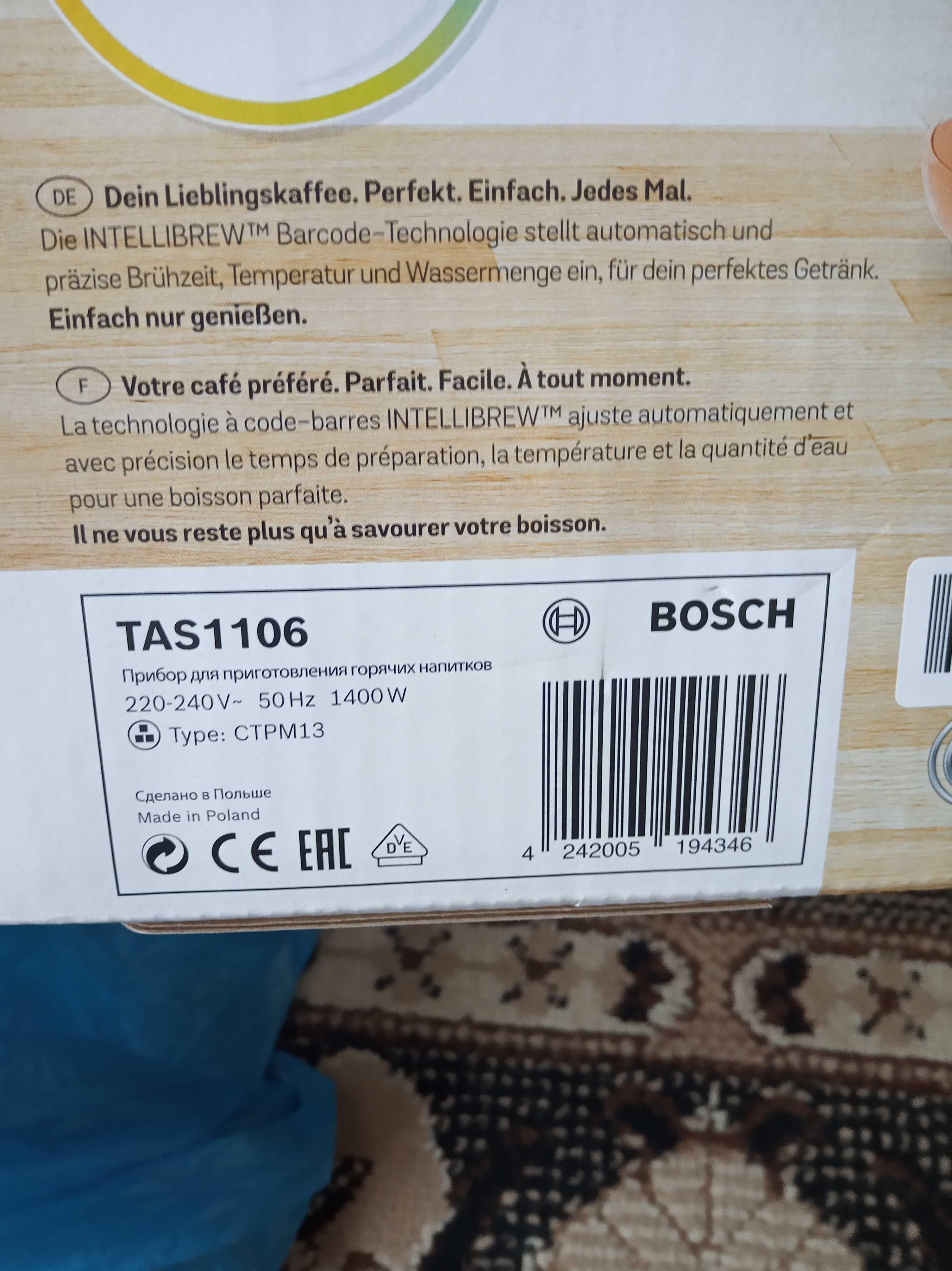 Ekspres Bosch Tassimo Style TAS1106