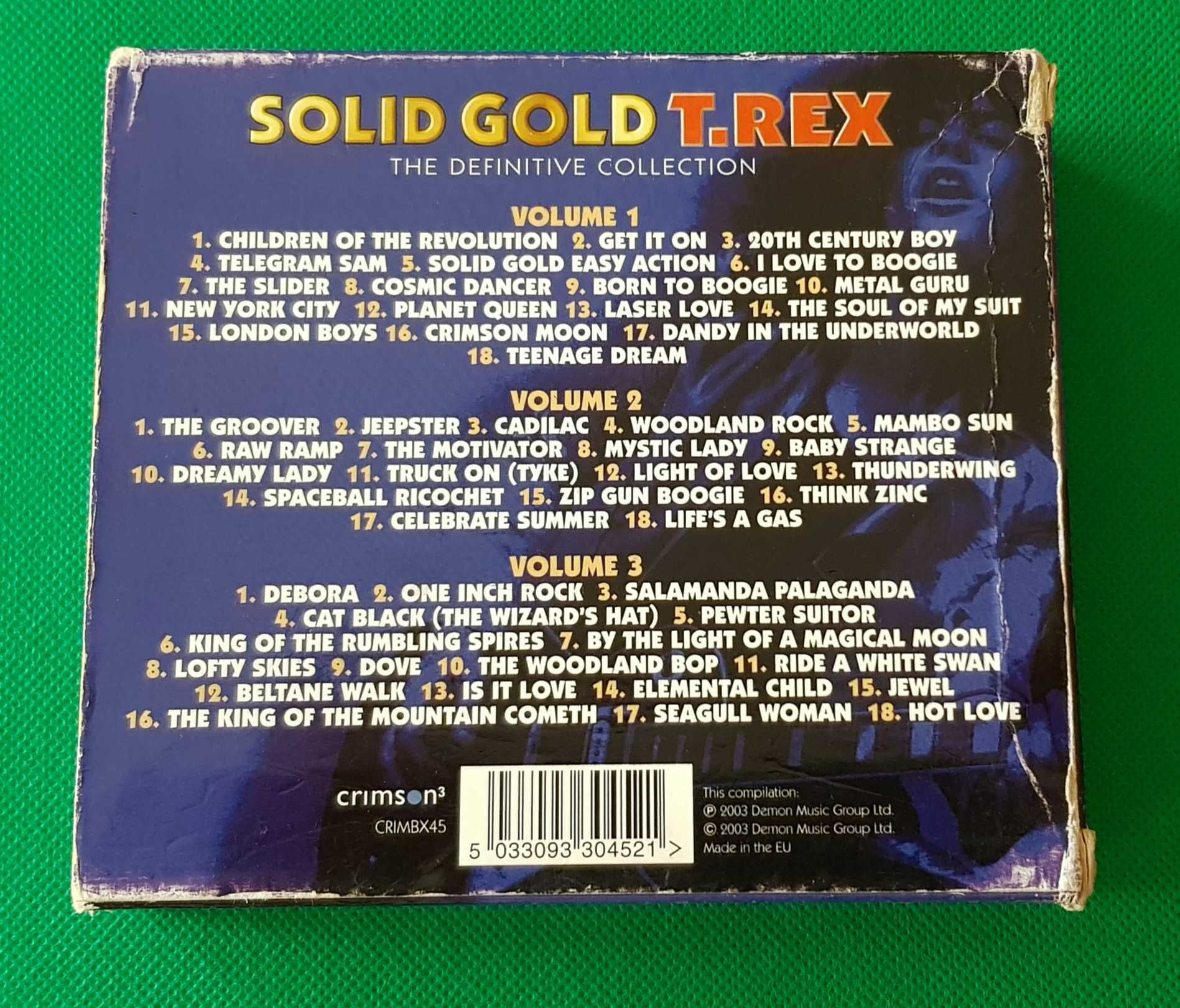 T.Rex  Definitive Collection 3 CD Box Glam Rock