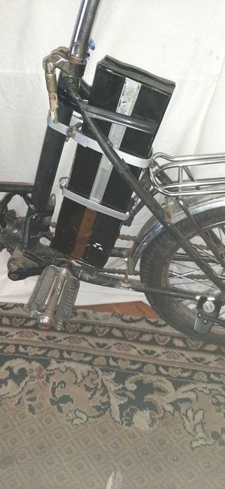 Складной электровелосипед 750W (1 kWt)  16 дюймов Вес до 160кг Цена от