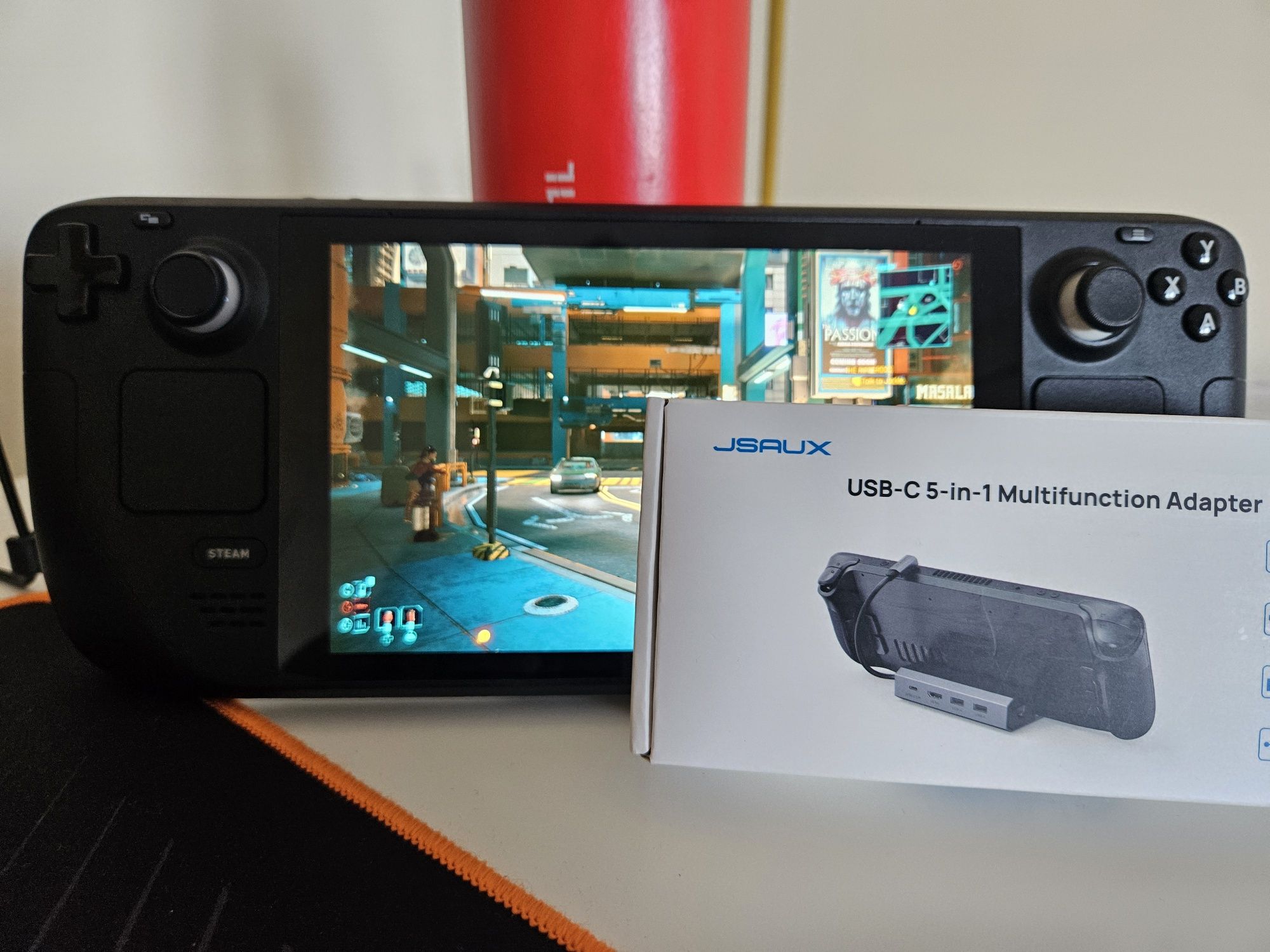 SteamDeck 512Gb + Dock + Cartão SD