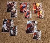 Karteczki kolekcjonerskie do segregatora  Marvel Avengers - zestaw