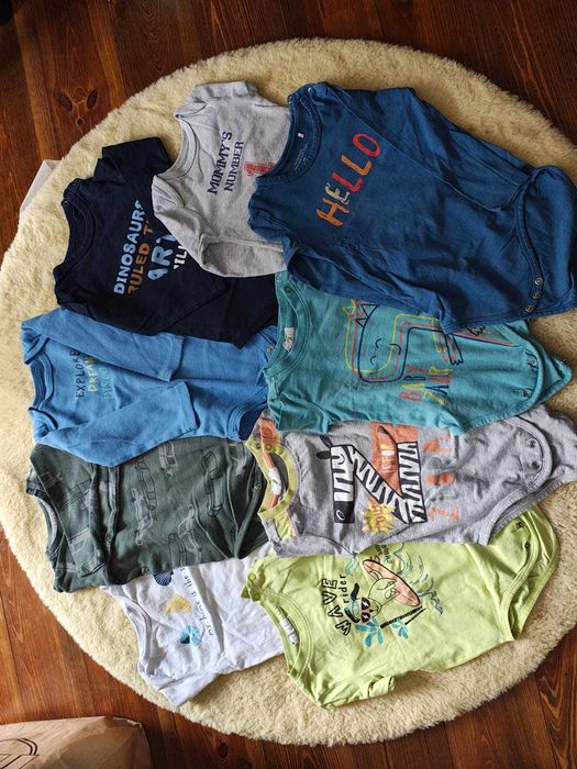 Paczka ubranek dla chłopca rozm.56-86